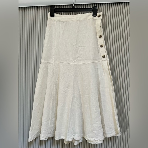 Free People Poppy Flounced MIDI Skirt - Picture 4 of 8